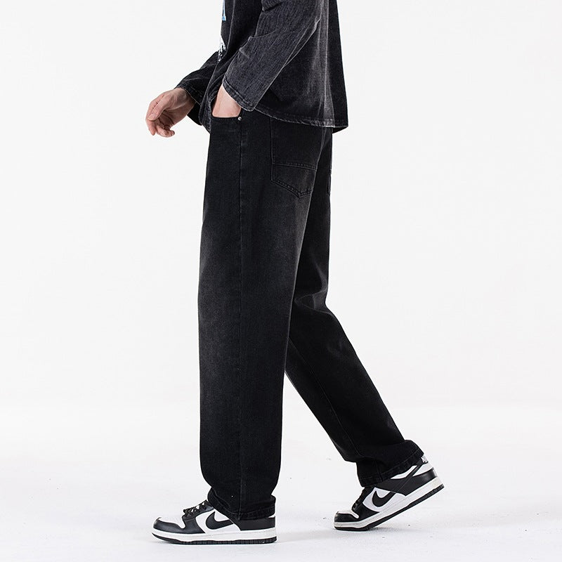 Damen Weite High‑Waist Baggy‑Jeans mit hohem Bund, Five‑Pocket & extra weitem Bein Drune