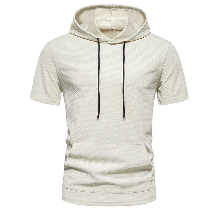Herren Freizeit Kapuzen-T-Shirt Drune
