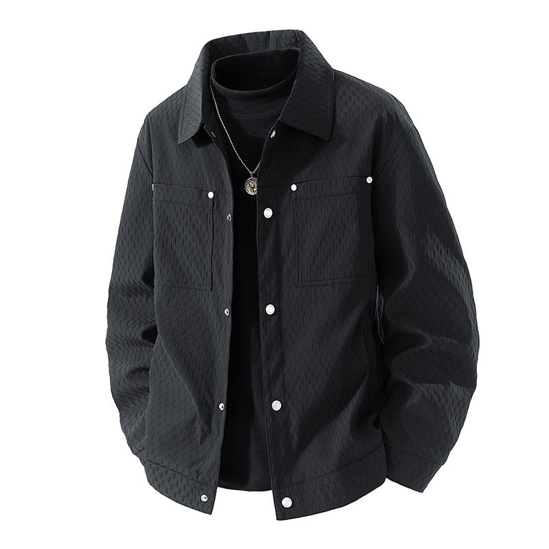 Herren Trendige Utility-Jacke Drune
