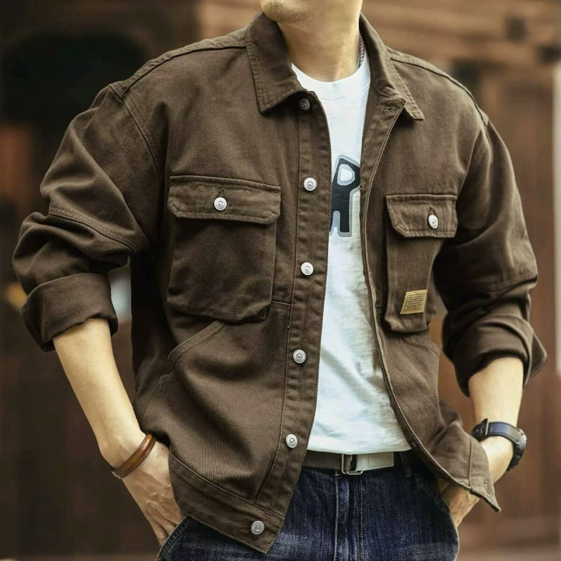 Herren Utility Jacke im klassischen Stil Drune