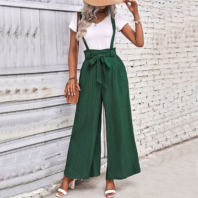 Damen Plissee Overall Drune