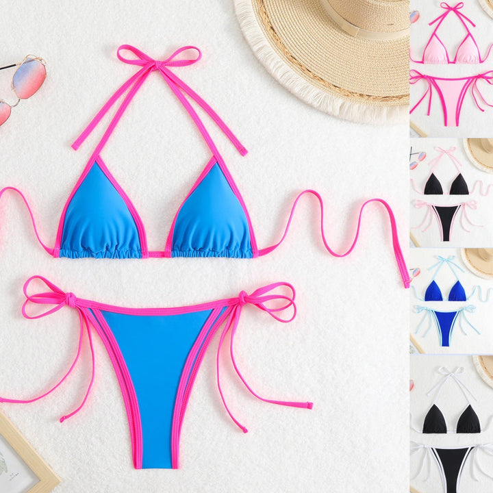 Damen Triangel-Bikini mit verstellbaren Trägern Drune