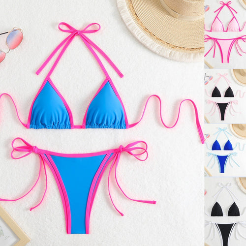 Damen Triangel-Bikini mit verstellbaren Trägern Drune