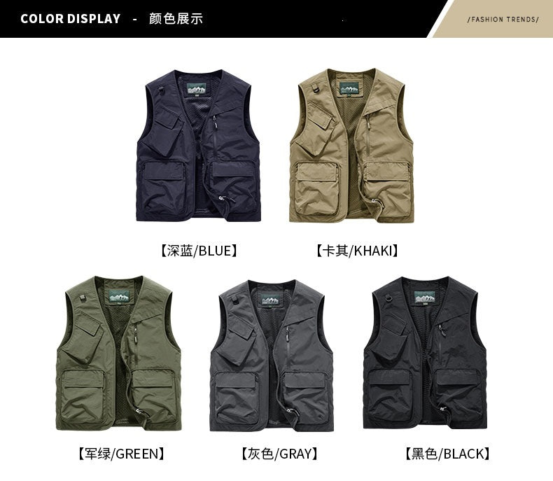 Herren Multifunktionale Outdoor-Weste Drune 1788242425