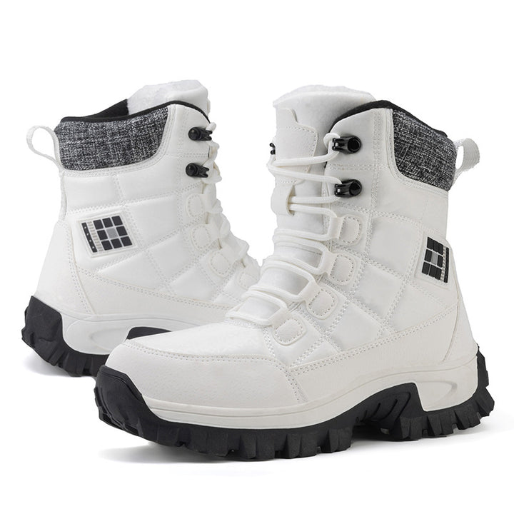 Damen Winterwanderstiefel mit rutschfester Sohle und isolierendem Innenfutter Drune
