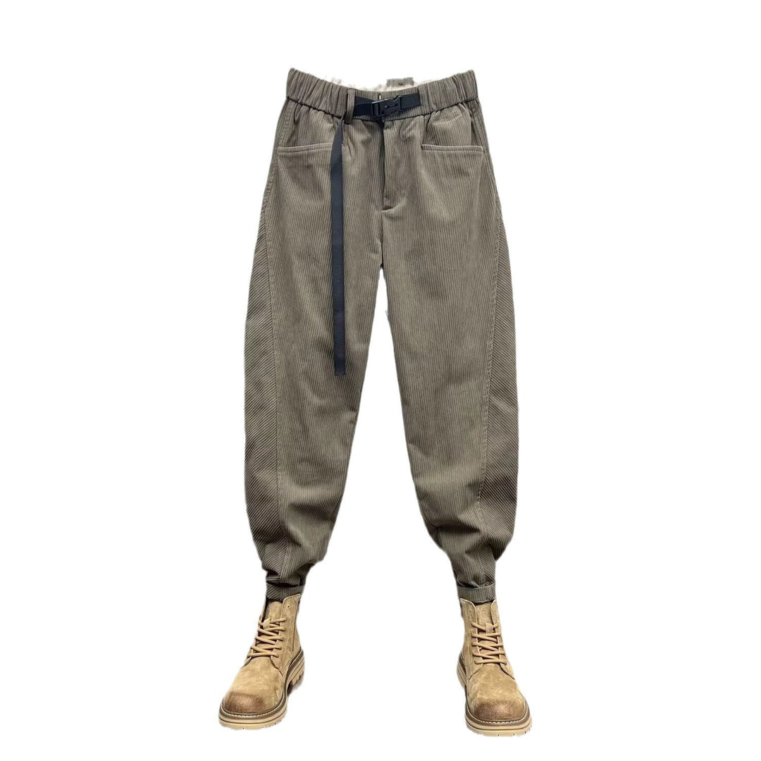 Herren Bequeme Cordhosen Drune