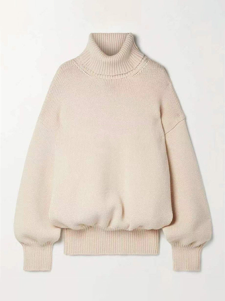 Damen modischer Rollkragenpullover Drune