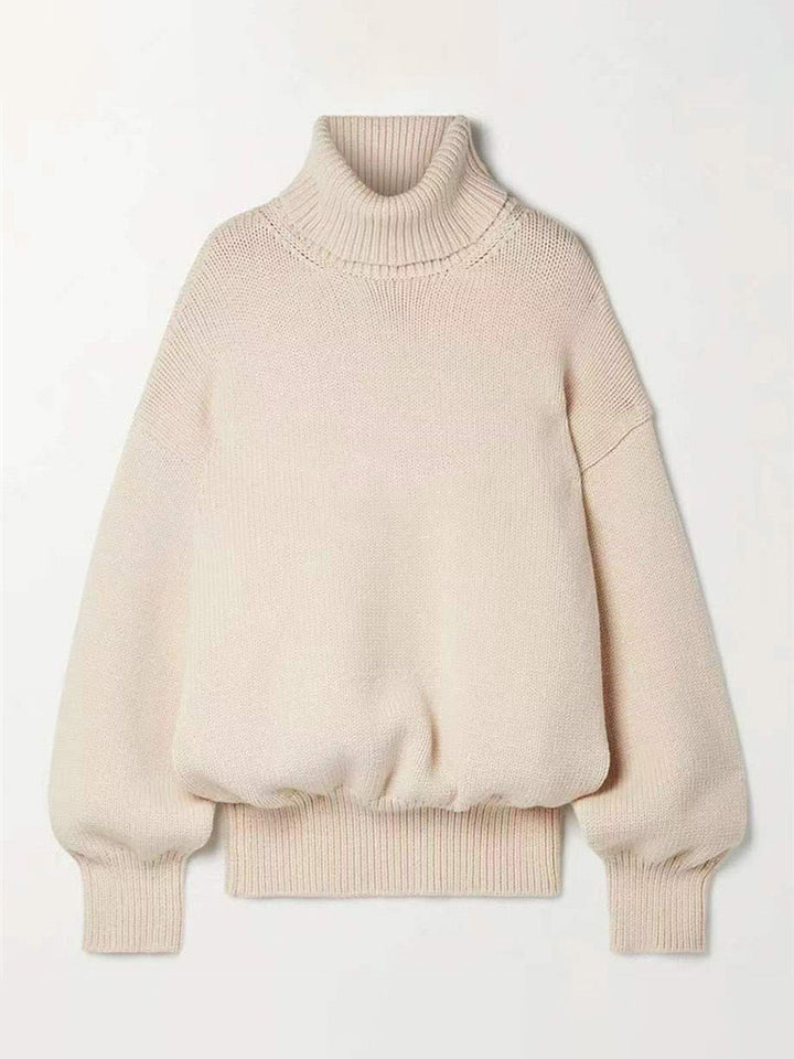 Damen modischer Rollkragenpullover Drune
