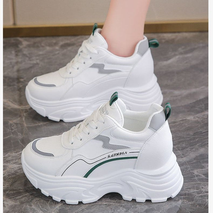 Damen Sportliche Sneakers mit dämpfender Profilsohle und atmungsaktive Obermaterialstruktur Drune