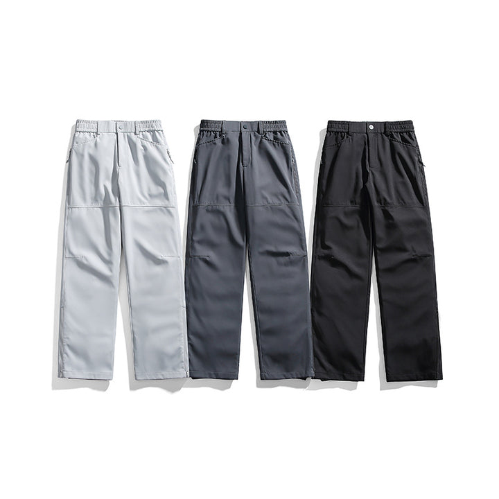 Herren Technische Cargo-Hose mit elastischem Bund und Reißverschlusstaschen Drune