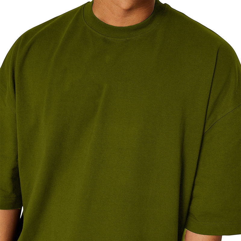 Herren Oversize T-Shirt mit atmungsaktiver Baumwolle Drune