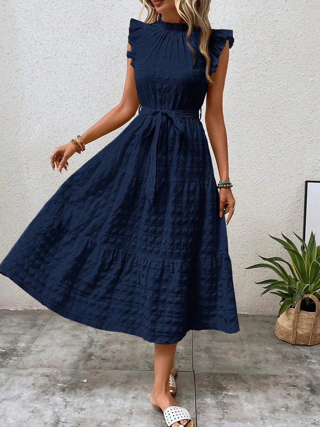Drune | Bezauberndes Midikleid aus Baumwolle
