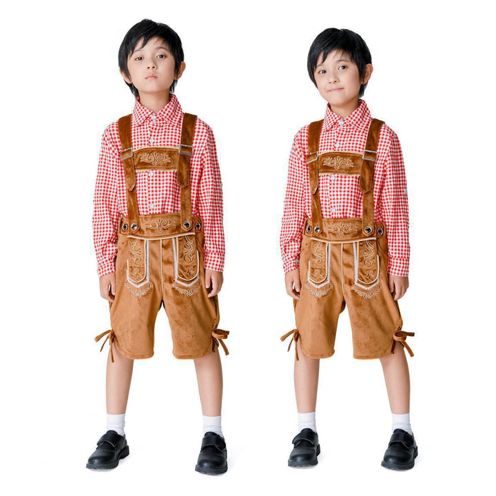 Jungen Trachten-Shorts mit eleganten Stickereien Drune