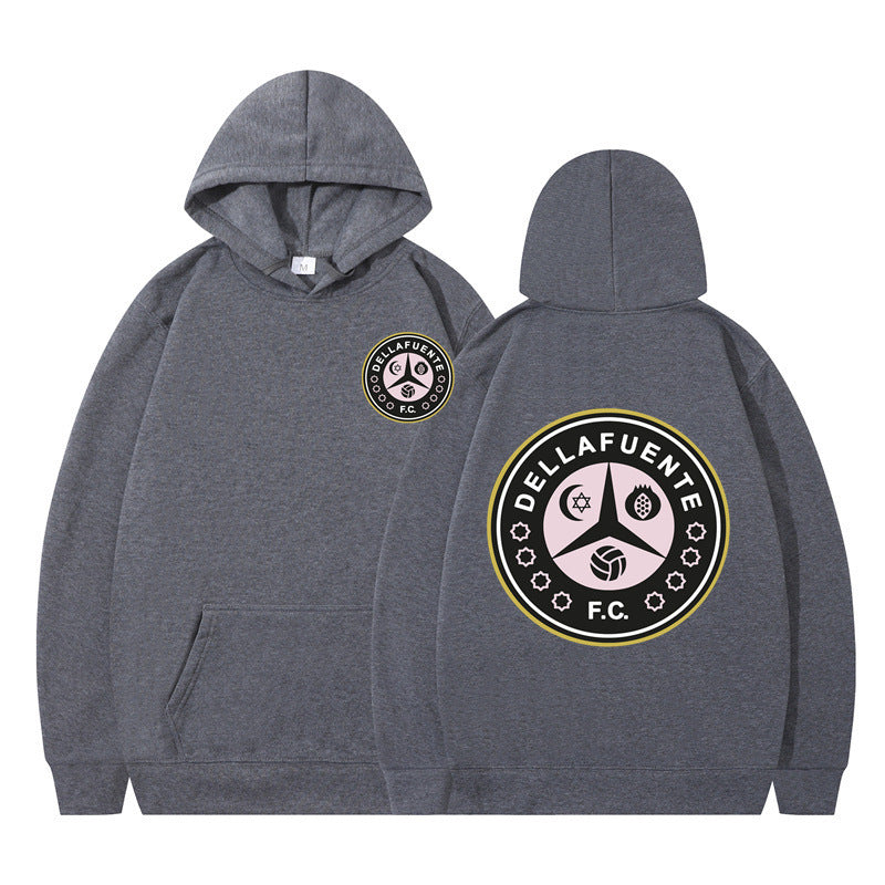 Damen Kapuzenpullover mit markantem Logo und weichem Fleece Drune