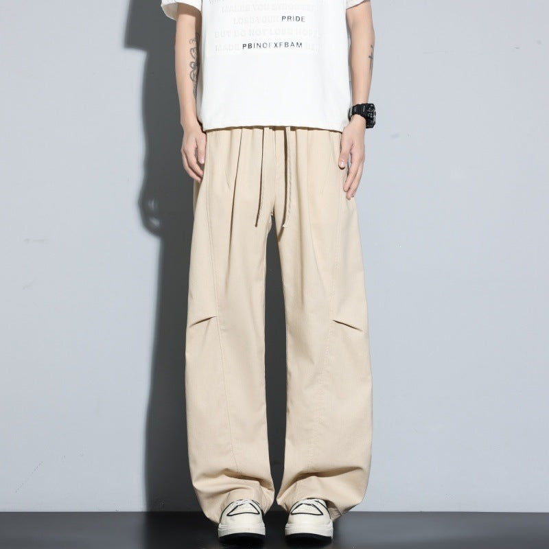 Damen Weite Lagen-Loungehose mit Cargo-Details & elastischem Tunnelzug Drune
