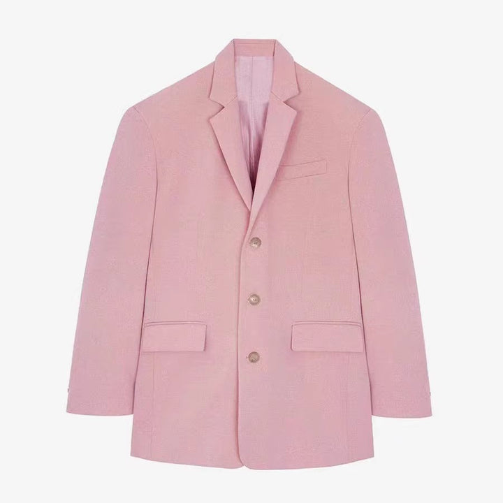 Damen Eleganter Oversize-Blazer mit passendem Hosenanzug Drune