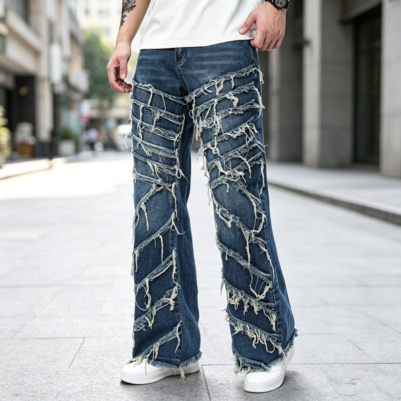 Damen Trendige Ripped Jeans Drune