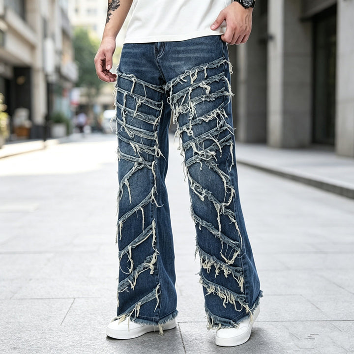 Damen Trendige Ripped Jeans Drune