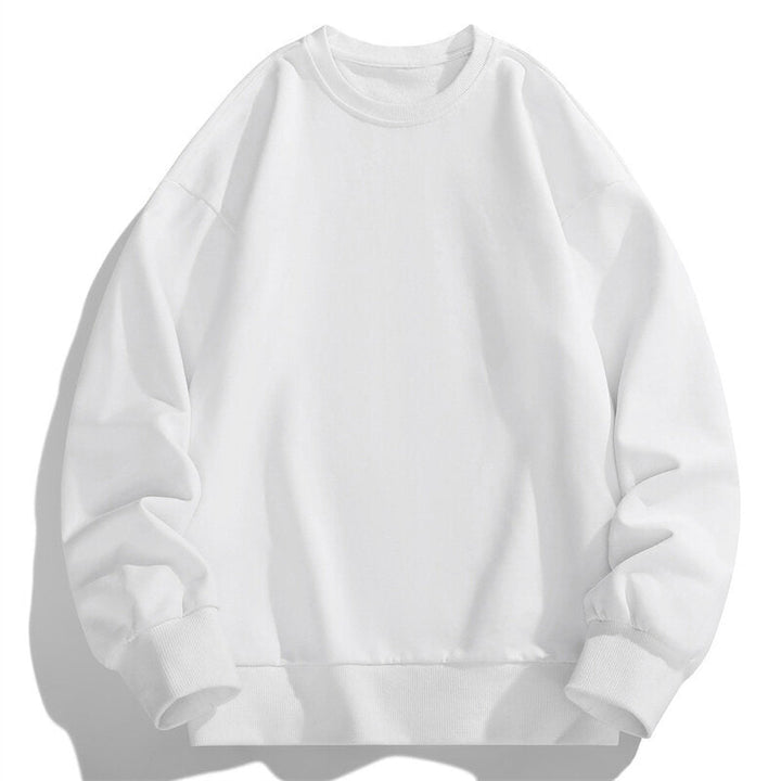 Damen bequemer Sweatshirt mit lässigem Schnitt und elastischem Bund Drune