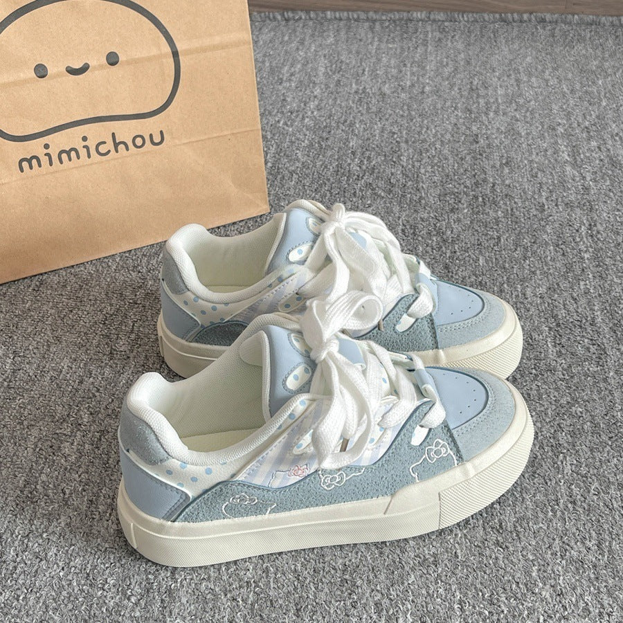 Damen Sneaker mit verspieltem Tierdesign und atmungsaktivem Obermaterial Drune