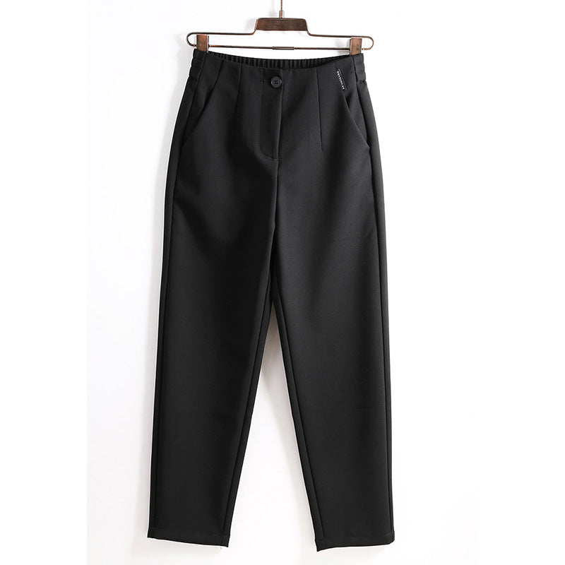 Damen Elegante und bequeme High-Waist Stoffhose Drune