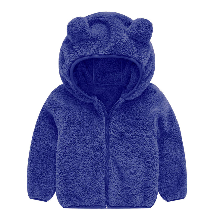 Damen Fleecejacke mit niedlichem Bärenohren-Design Drune