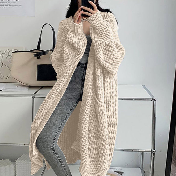 Damen Strickmantel im Oversized-Stil Drune