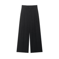 Damen Weite High‑Waist‑Palazzohose aus fließendem Jersey Drune