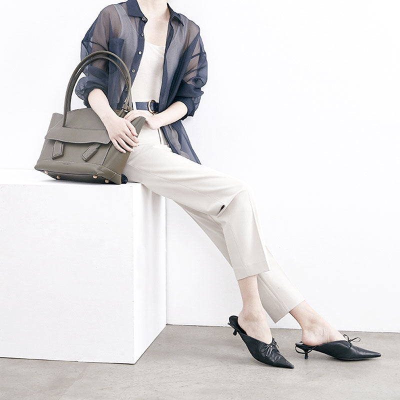 Damen Elegante Hochtaillierte Anzughose Drune