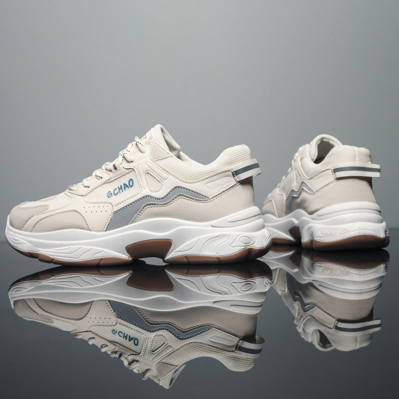 Damen Sportliche Sneakers mit gepolsterter Sohle und atmungsaktiver Oberkante Drune