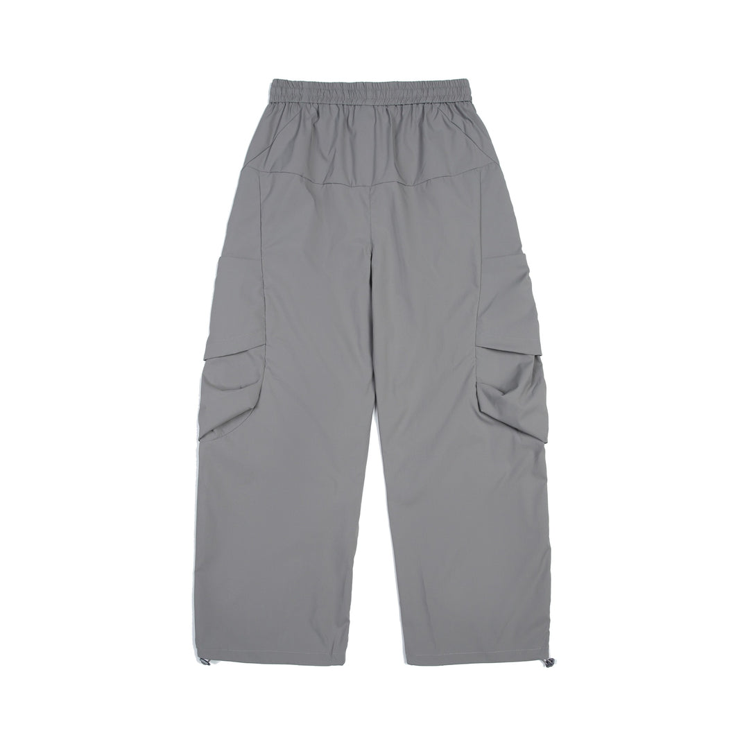 Herren Funktionale Cargo‑Hose im Tech‑Nylon mit elastischem Bund und Kordelzug Drune