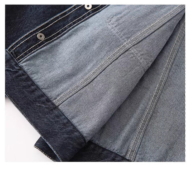 Damen Jeansjacke mit zwei aufgesetzten Brusttaschen und klassischem Kragen Drune