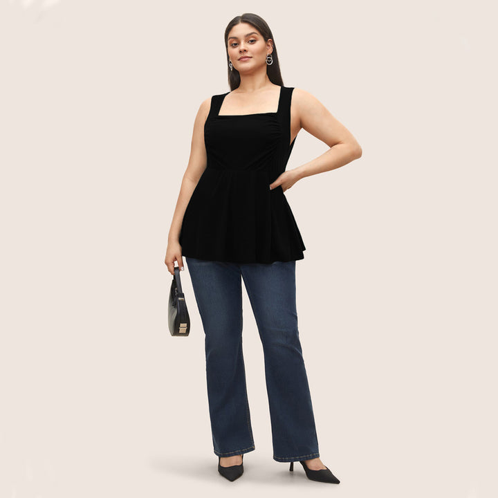 Damen Freizeitkleid mit taillierten Details und schwingendem Rock Drune