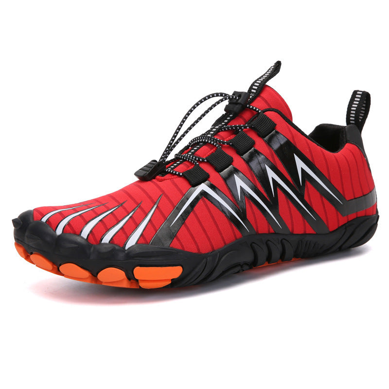 Damen nan elastischer Aquasport-Schuh mit Schnellzugverschluss, rutschfester Gummisohle und flexiblem Zehenschutz Drune