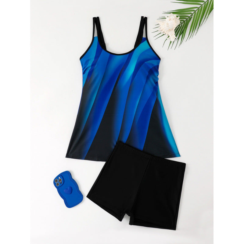 Damen Tankini mit floralem Muster und komfortablen Shorts Drune