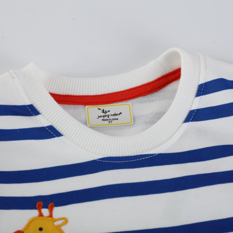 Jungen Sweatshirt mit buntem Tiermotiv Drune