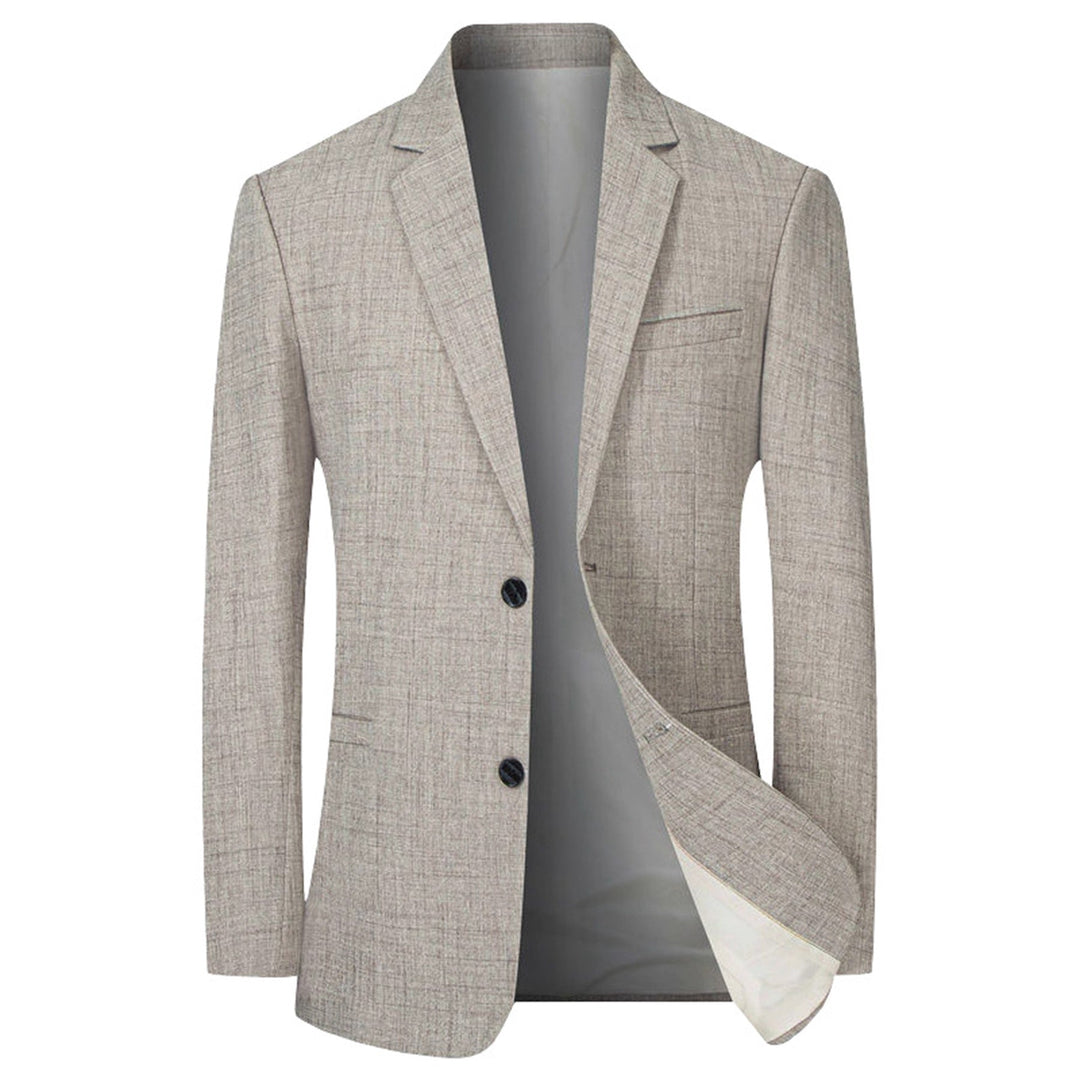 Herren eleganter und strukturierter Blazer mit modischen Details Drune