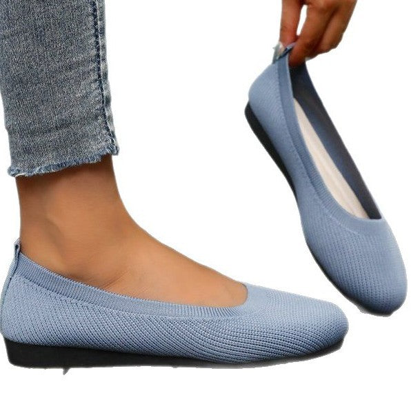 Damen bequeme Slip-On Ballerinas Drune