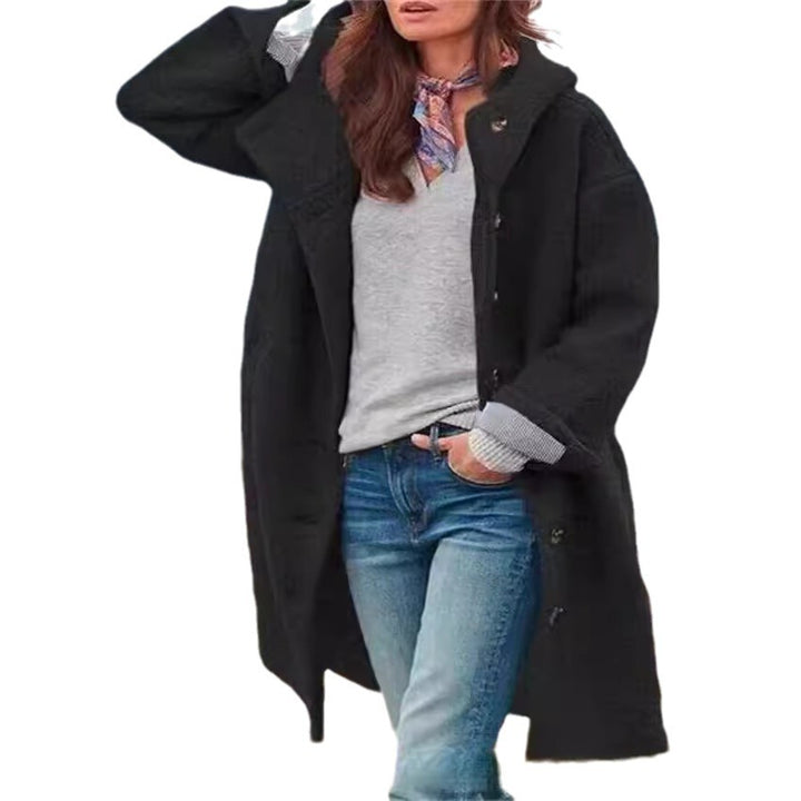 Damen Oversized Wollmantel Drune