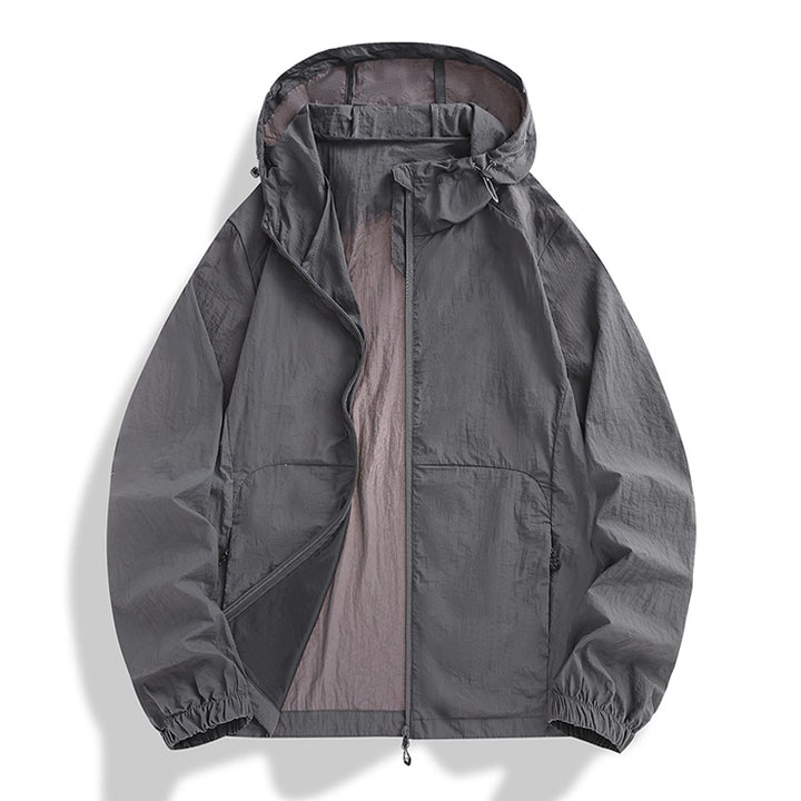Herren Leichte Outdoorjacke mit verstellbarer Kapuze Drune