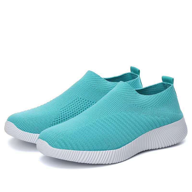 Damen luftige Slip-On Sneakers mit atmungsaktivem Design Drune