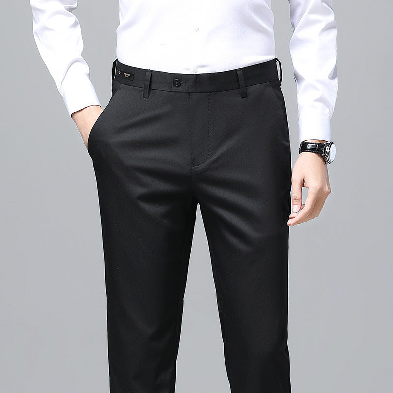 Herren Elegante Business-Chino mit Stretchkomfort und schlankem Bügelsaum Drune
