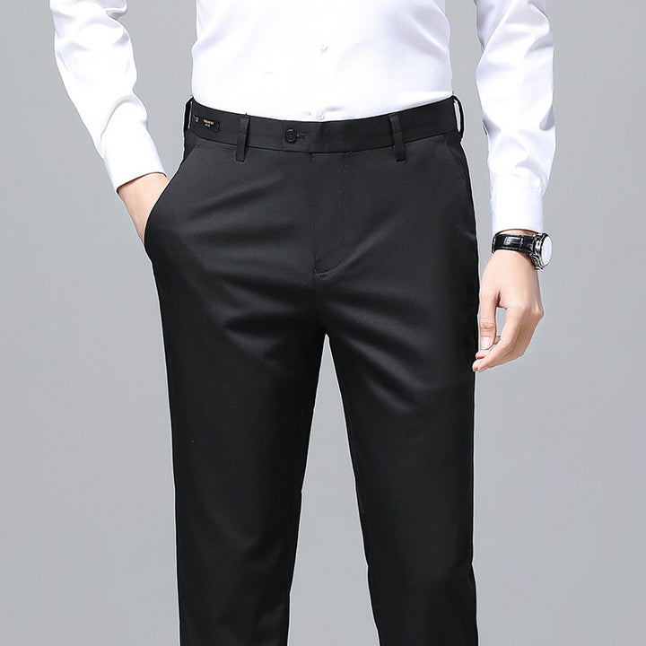 Herren Elegante Business-Chino mit Stretchkomfort und schlankem Bügelsaum Drune