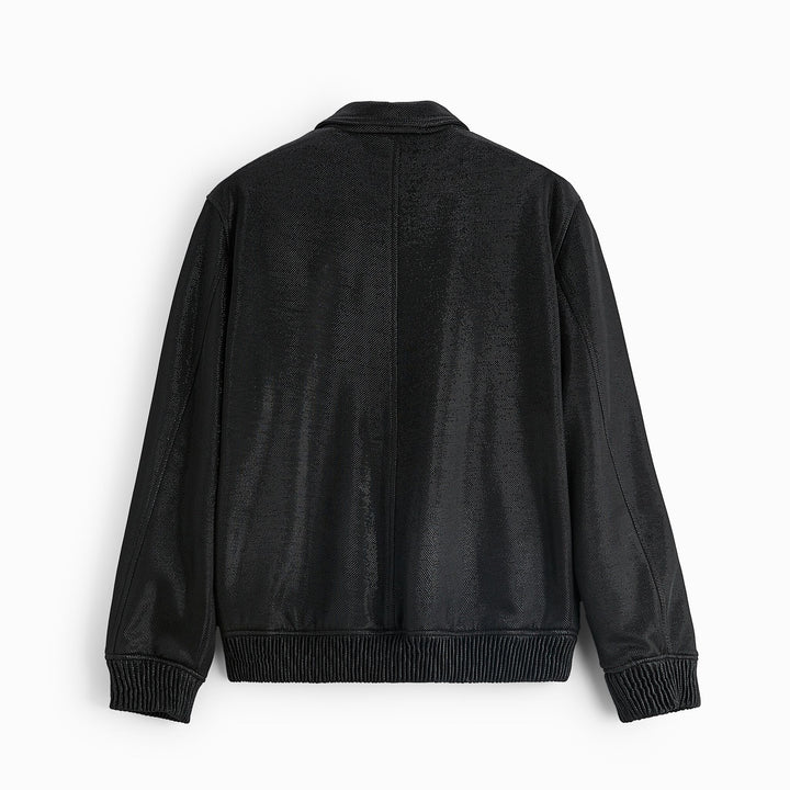 Herren Leichte Fieldjacke aus technischem Material mit aufgesetzten Pattentaschen und Stehkragen Drune