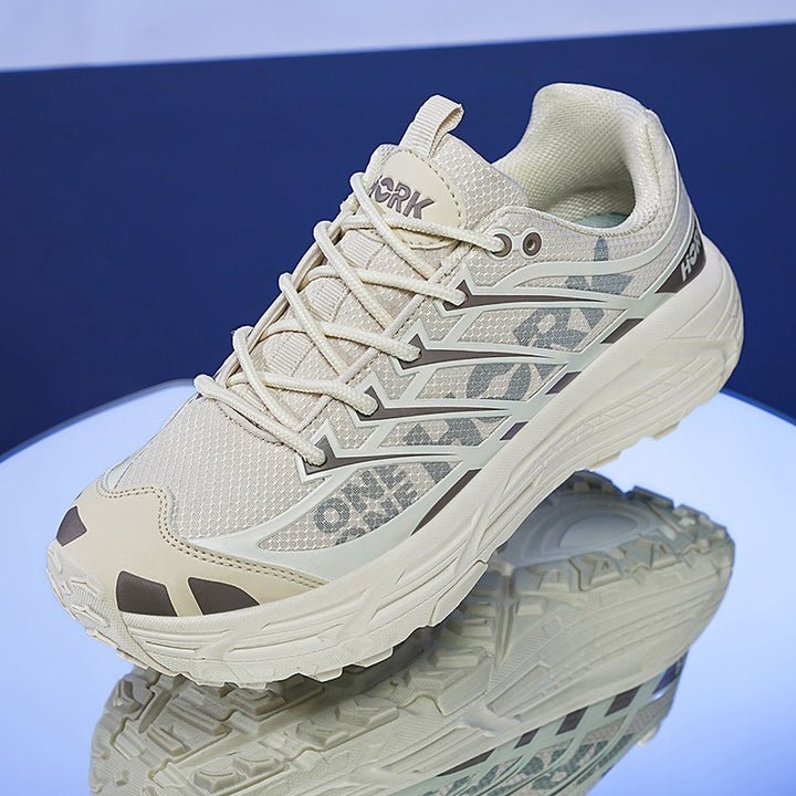 Herren technische Trailrunning-Sneaker mit stoßdämpfender Hohlkern-Zwischensohle verstärkter Zehenkappe und griffiger Offroad-Profilsohle Drune