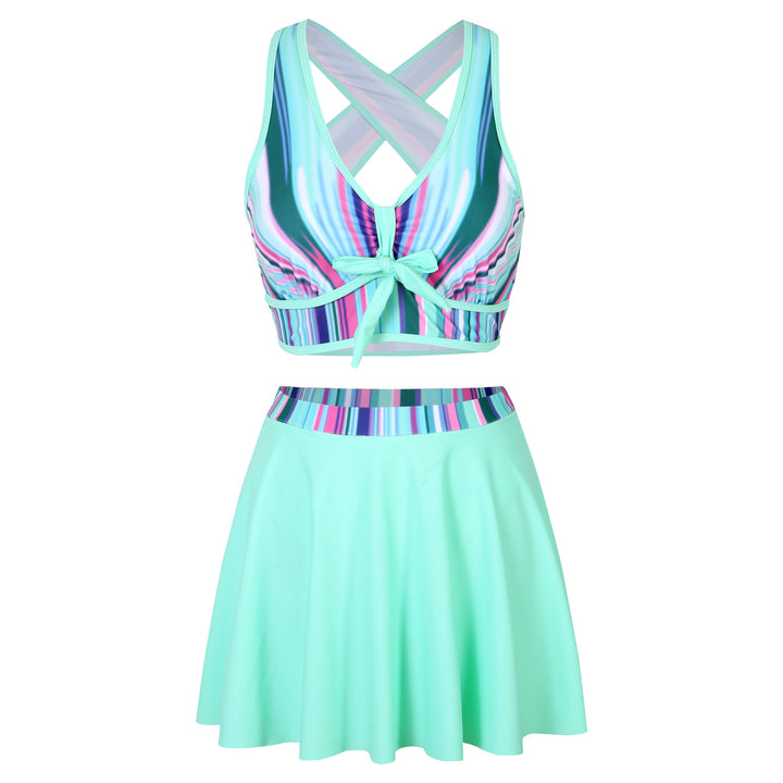 Damen Sportlicher Skirtini Drune