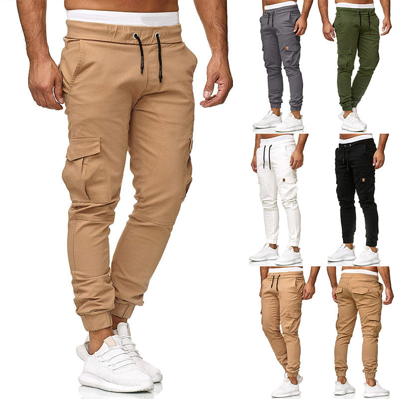 Herren Cargo-Jogginghose mit elastischem Bund und praktischen Taschen Drune