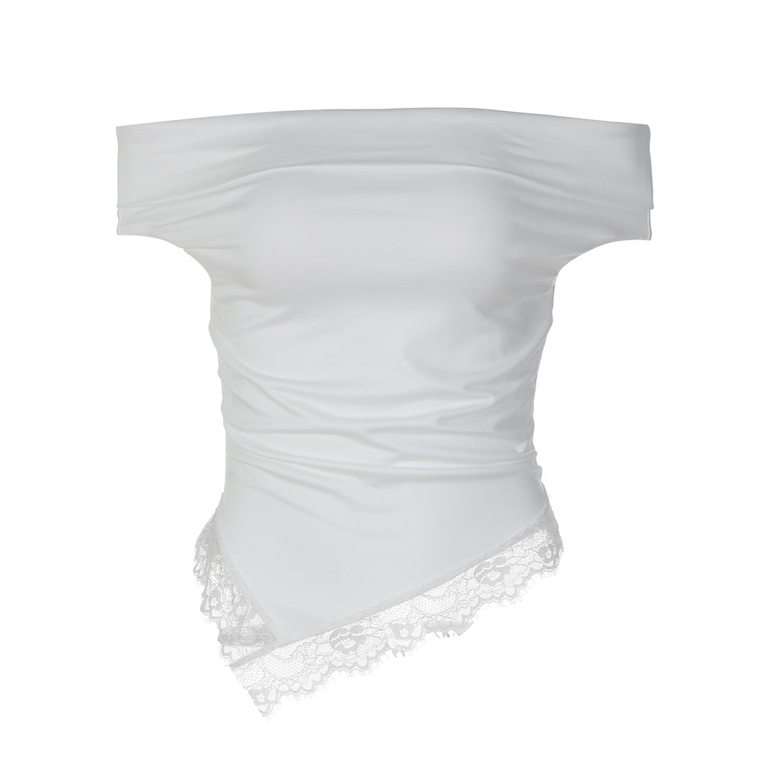 Damen Charmantes Off-Shoulder Top Drune