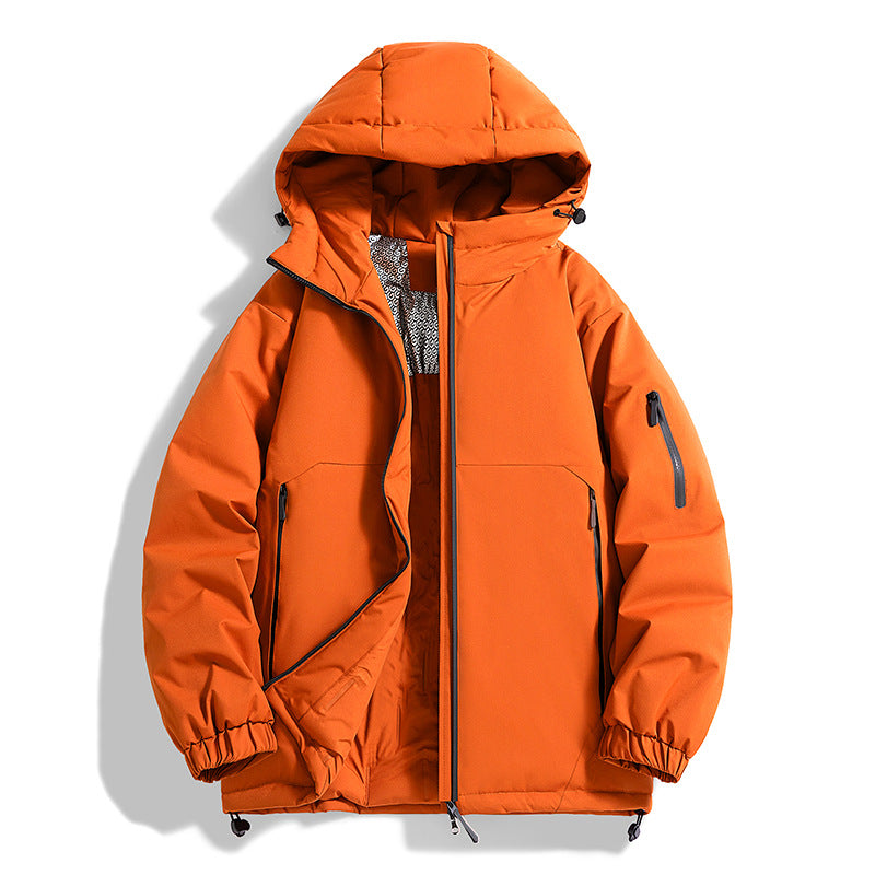 Unisex Warmer wasserabweisender Steppparka mit technischer Kapuze Drune