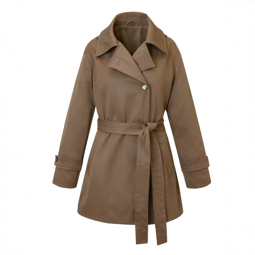 Damen Eleganter und zeitloser Trenchcoat Drune